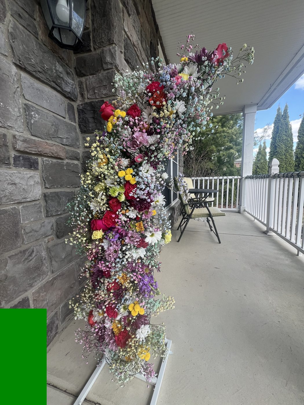 Siren Stems floral installation